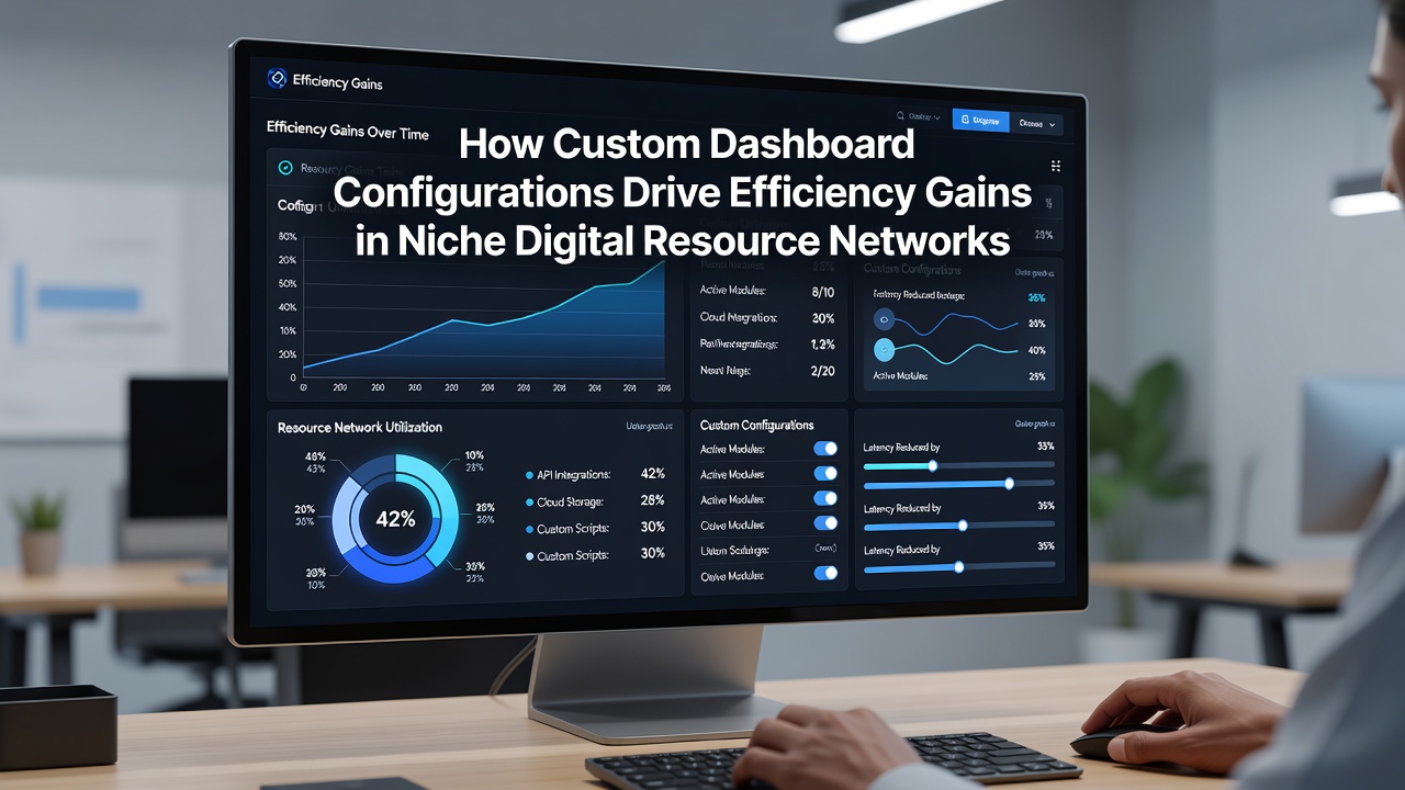 How Custom Dashboard Configurations Drive Efficiency Gains in Niche Digital Resource Networks