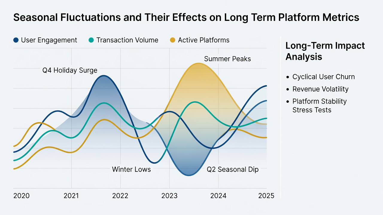 Seasonal Fluctuations and Their Effects on Long Term Platform Metrics